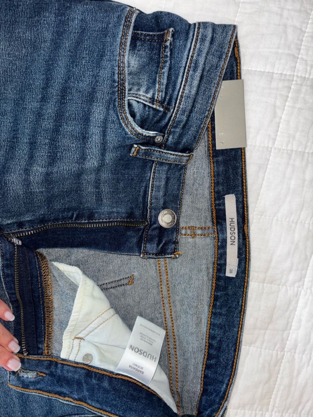 Hudson Barbara High-Rise Bootcut Crop Jeans - Scenic - Picture 3 of 8